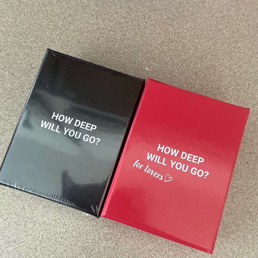 How Deep Will You Go. CARD GAME.